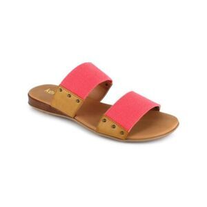 KENSIE Womens Coral Stretch Braelyn Round Toe Wedge Slip On Slide Sandals 6 M